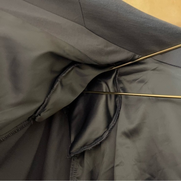 Universal Standard | NWT Smoking Jacket Blazer Stormy Weather Grey Size 3XL - Picture 9 of 16